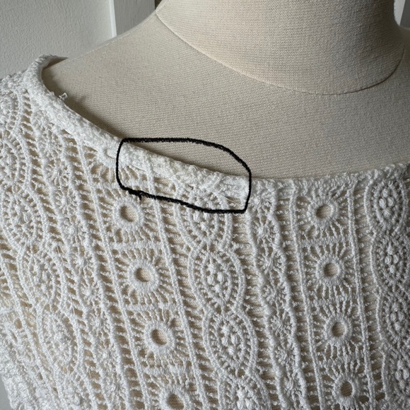 Joei and i White Midi Dress Size‎ Large - Picture 3 of 12